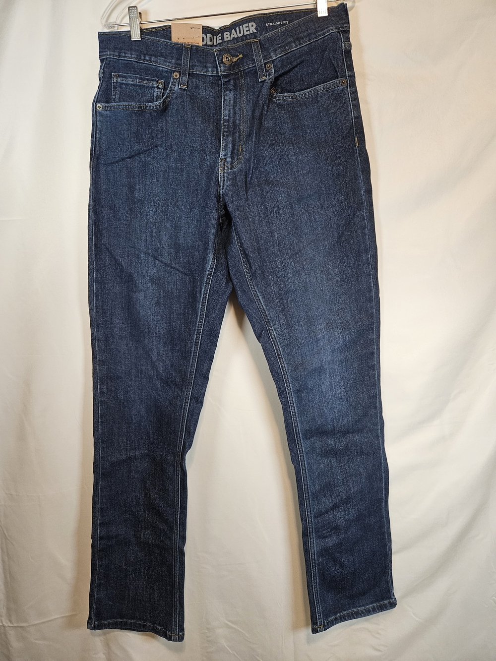 Eddie Bauer Men's Indigo Straight-Leg Denim Jeans